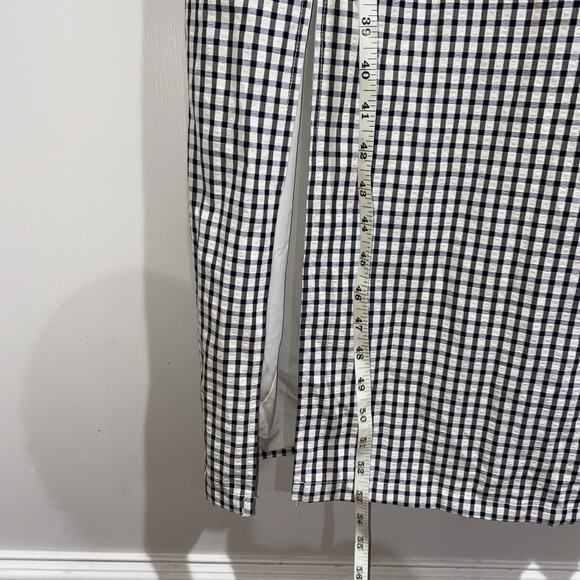 NOT FOR SALE BOHME Alex Gingham Maxi Dress Cottagecore Puff Sleeve Slit M - Picture 12 of 12